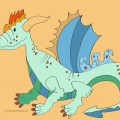 disegno-per-bambini-da-colorare-gratis-san-michele-drago