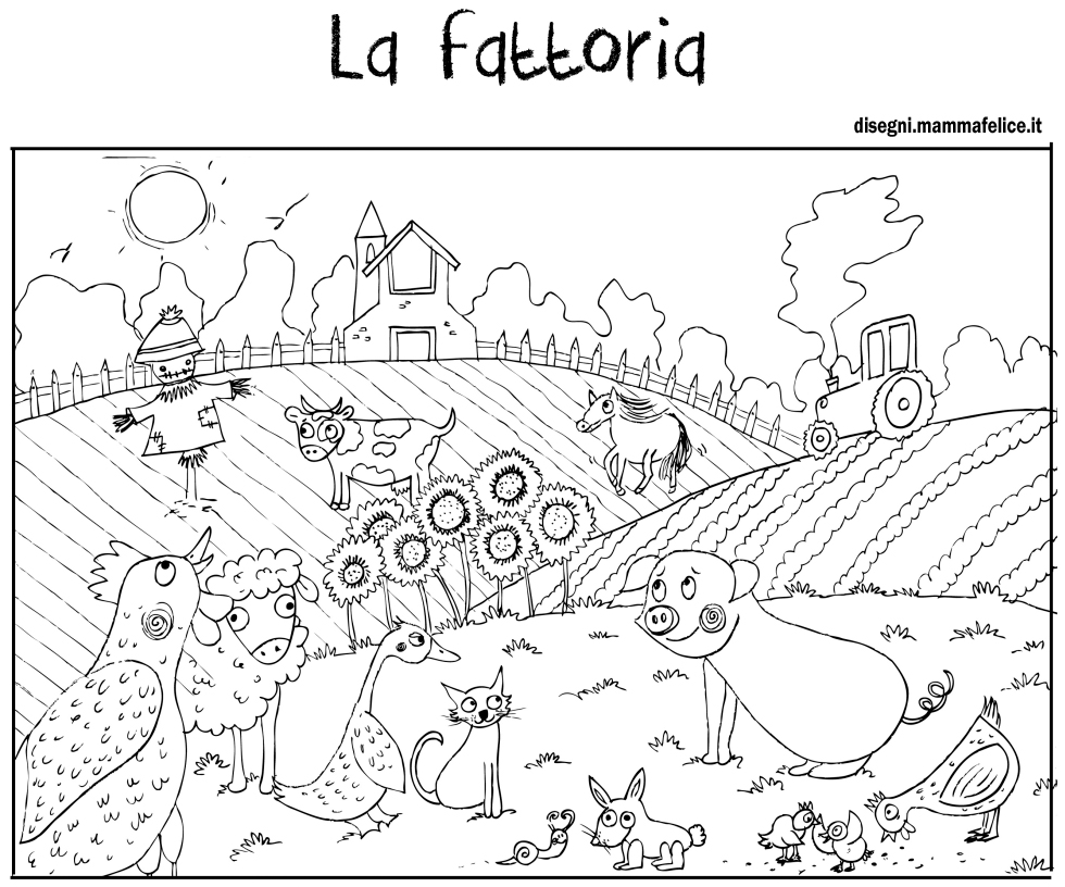disegno-per-bambini-da-colorare-gratis-fattoria-animali-bambini