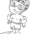 disegno-per-bambini-da-colorare-gratis-bambini-vacanza-mare-nuoto-snorkeling-sub