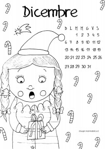 disegno-da-colorare-bambini-il-mese-di-dicembre