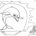 disegni-da-colorare-mammafelice-delfino-al-tramonto